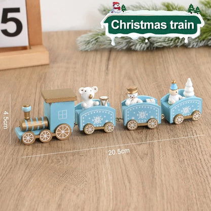 Christmas Wooden Train