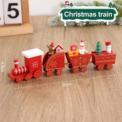 Christmas Wooden Train