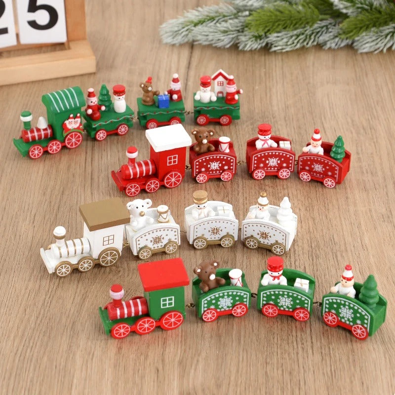 Christmas Wooden Train