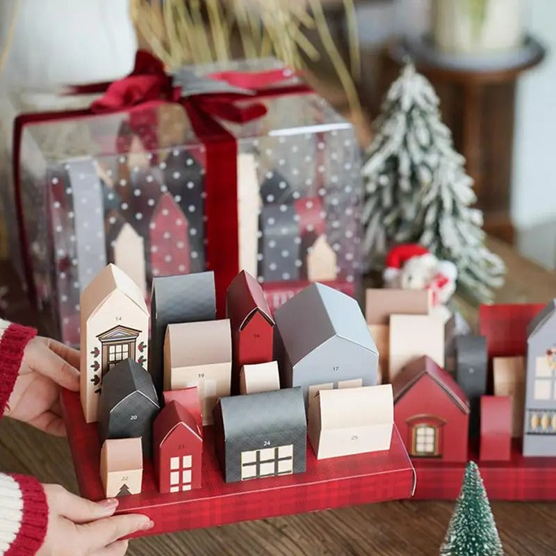 Christmas Village Advent Calendar Boxes